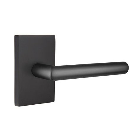 EMTEK Stuttgart Lever Left Hand 2-3/8 in Backset Privacy for 1-1/4 in to 2 in Door 5212STUUS19LH